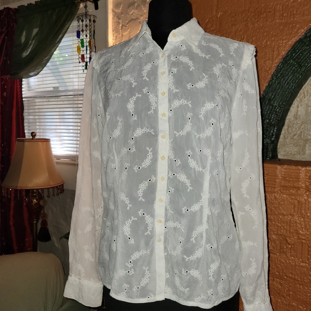 Vintage Johnny Was Boho Blouse